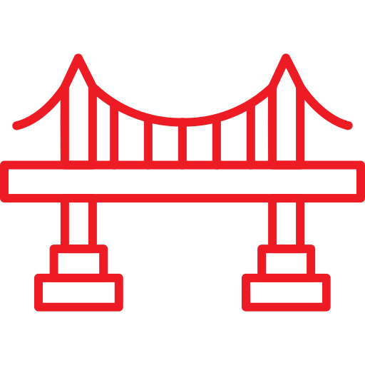 Icon für IBV Leistungsbereich Brückenbau - Brücke